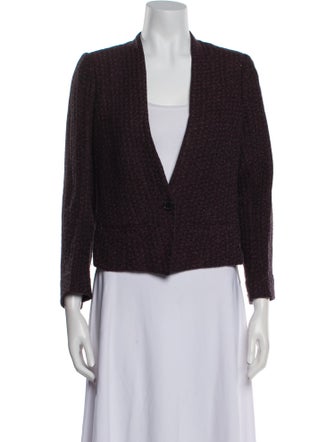Étoile Isabel Marant Virgin Wool Tweed Pattern Evening Jacket