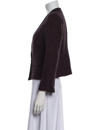 Étoile Isabel Marant Virgin Wool Tweed Pattern Evening Jacket