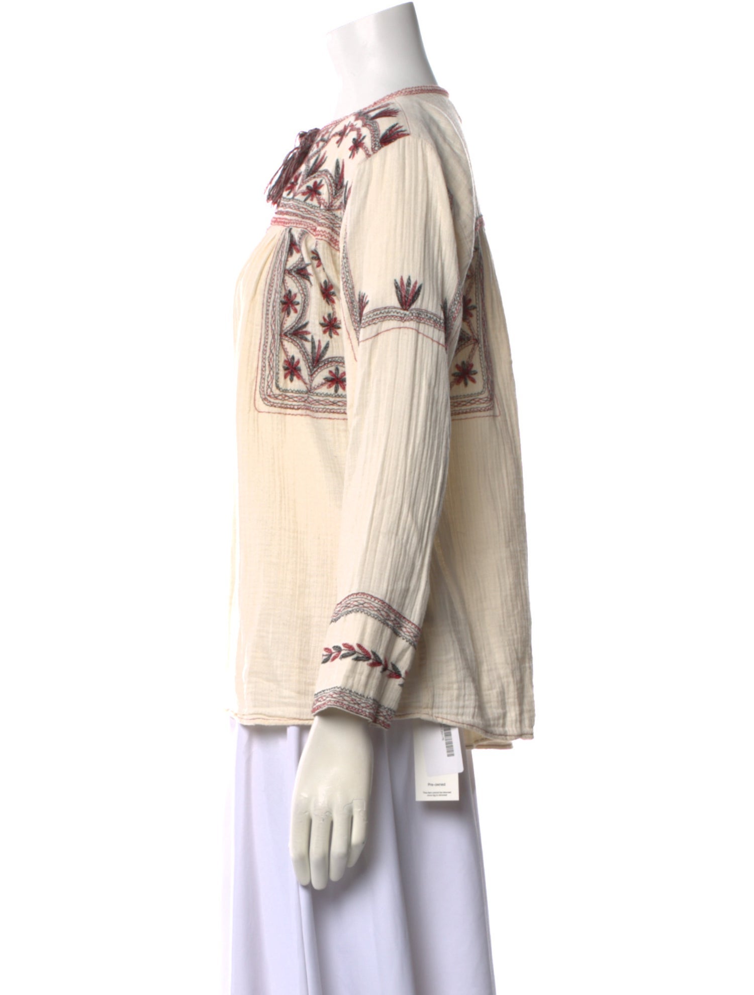 Étoile Isabel Marant Printed Scoop Neck Blouse