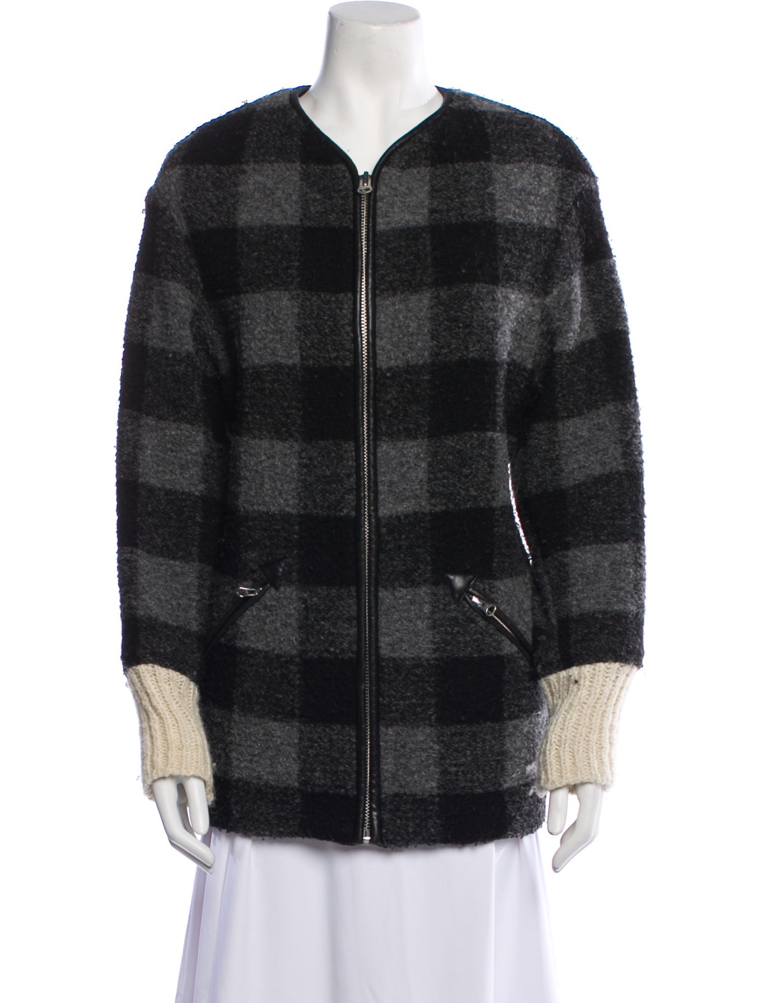 Étoile Isabel Marant Plaid Print Jacket