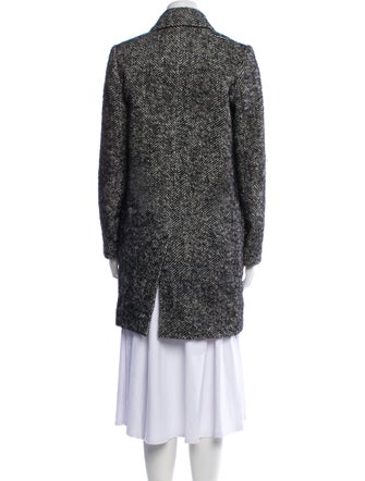 Étoile Isabel Marant Wool Tweed Pattern Peacoat