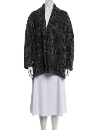 Étoile Isabel Marant Wool Tweed Pattern Coat
