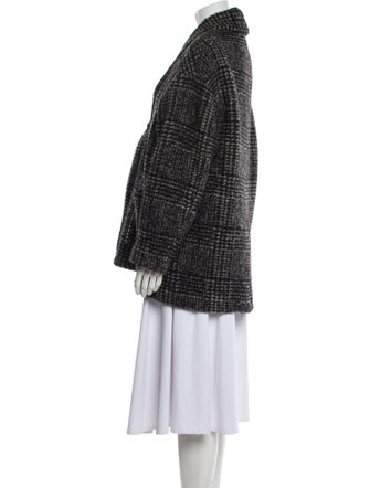 Étoile Isabel Marant Wool Tweed Pattern Coat