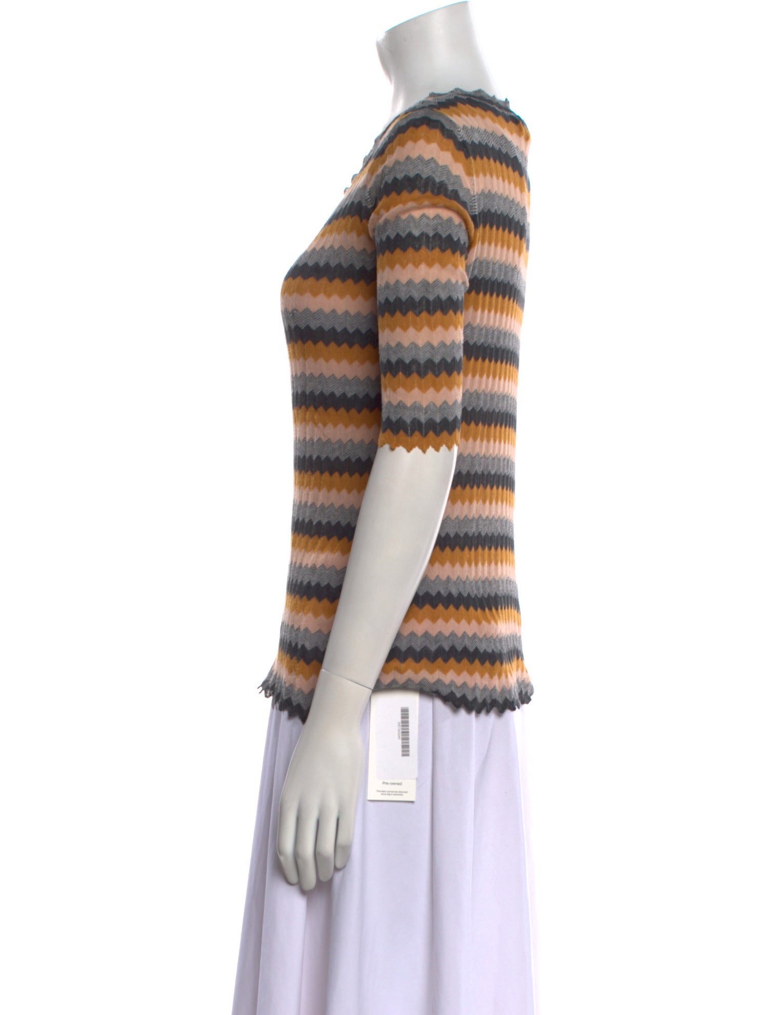 Étoile Isabel Marant Striped Scoop Neck Sweater