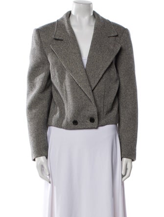 Étoile Isabel Marant Wool Houndstooth Print Blazer