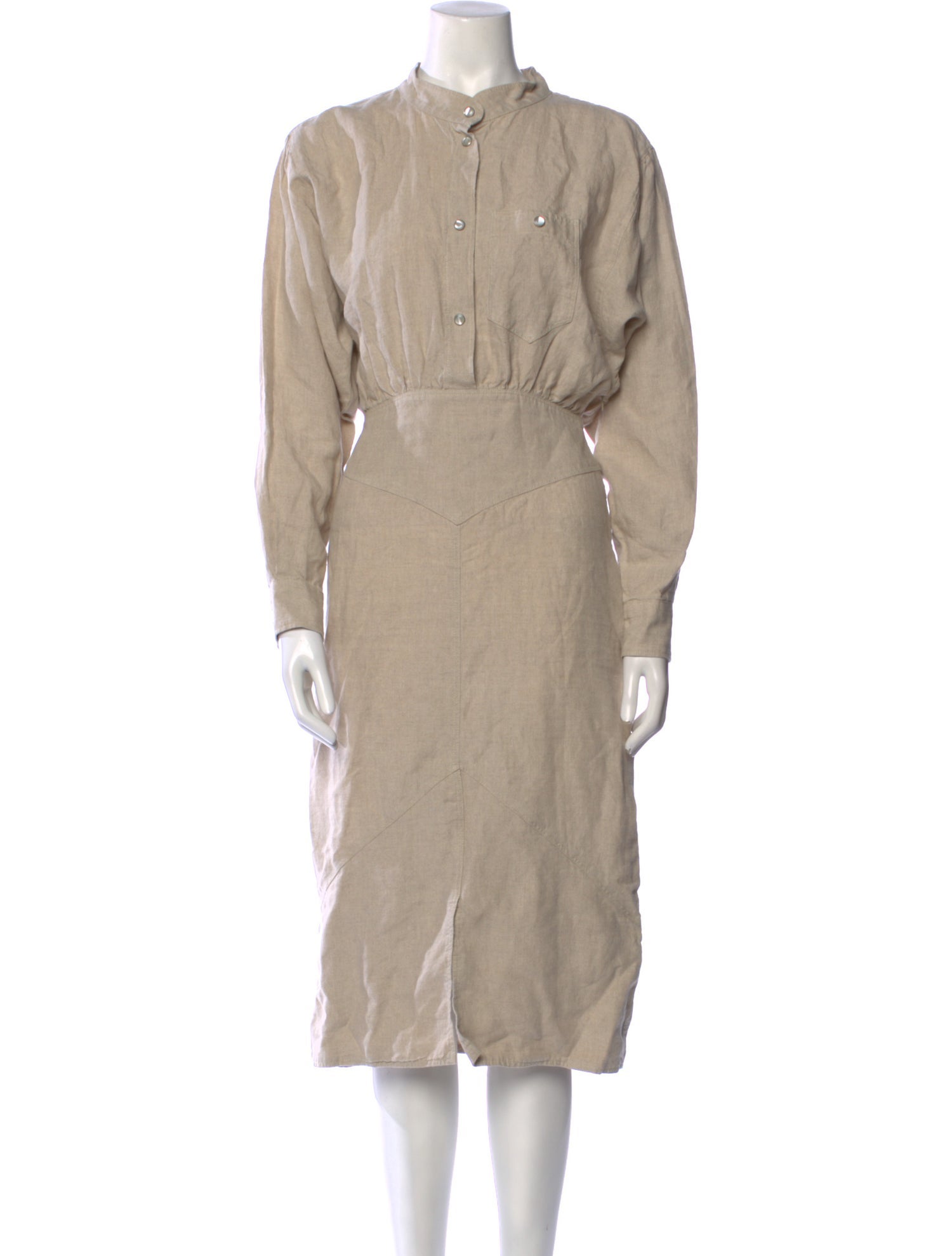 Étoile Isabel Marant Linen Midi Length Dress