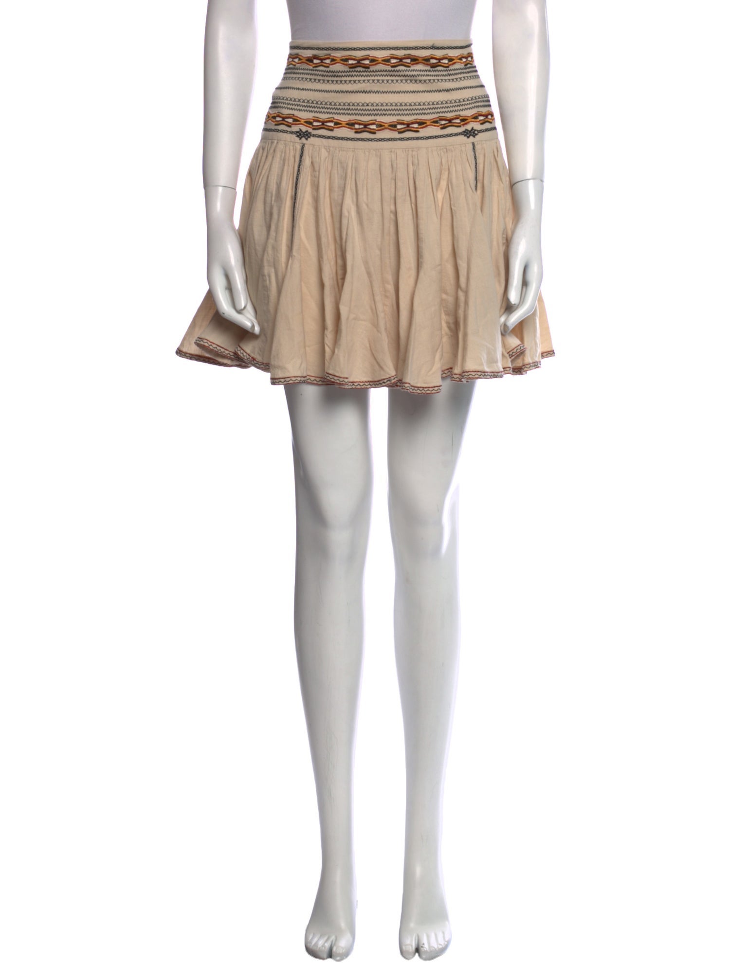 Étoile Isabel Marant Embroidered Accent Mini Skirt