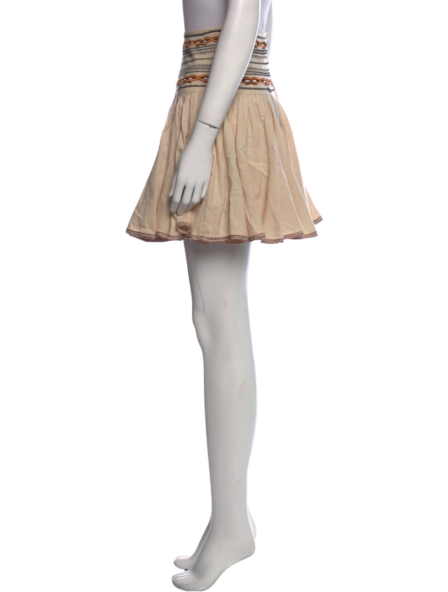 Étoile Isabel Marant Embroidered Accent Mini Skirt