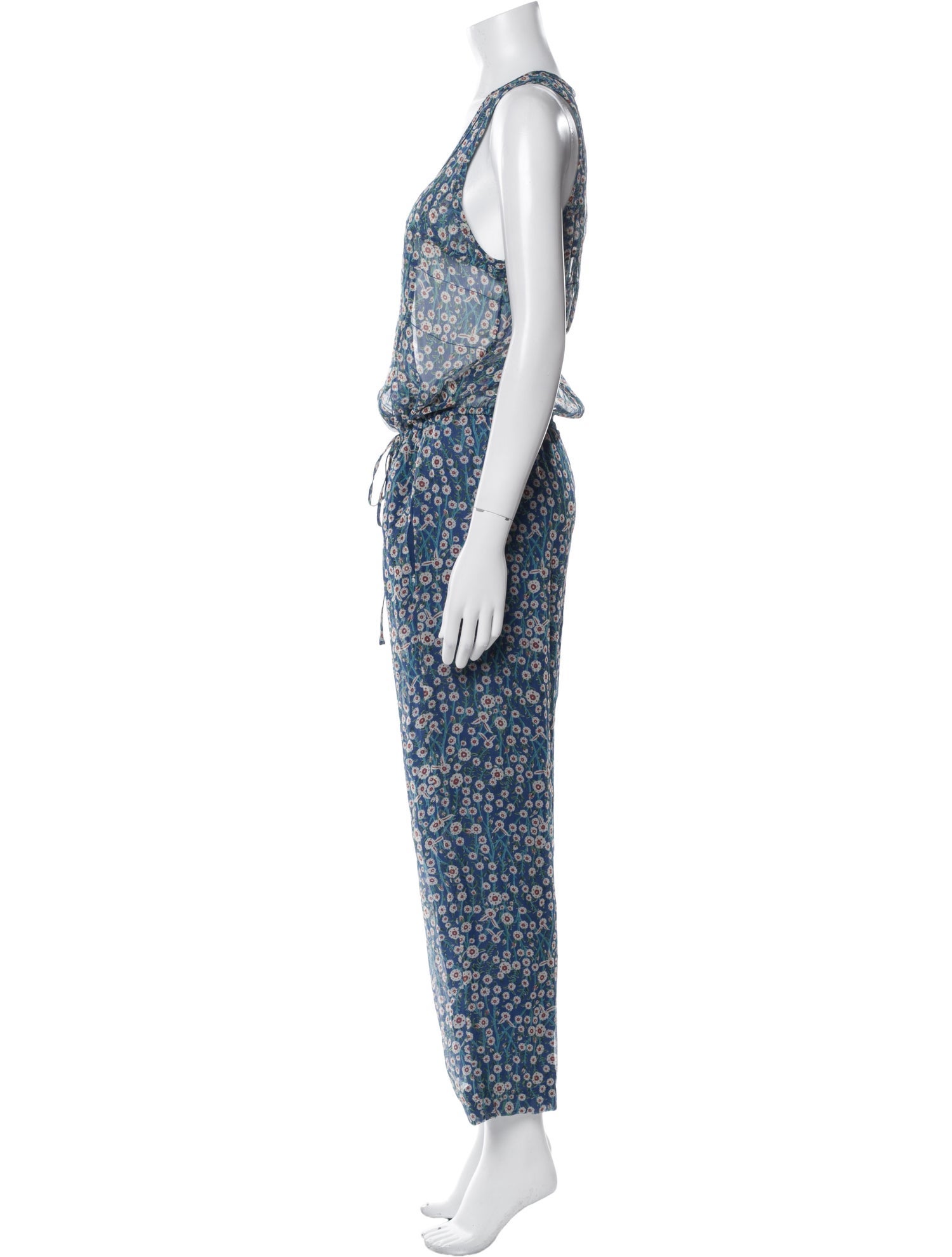 Étoile Isabel Marant Silk Printed Jumpsuit