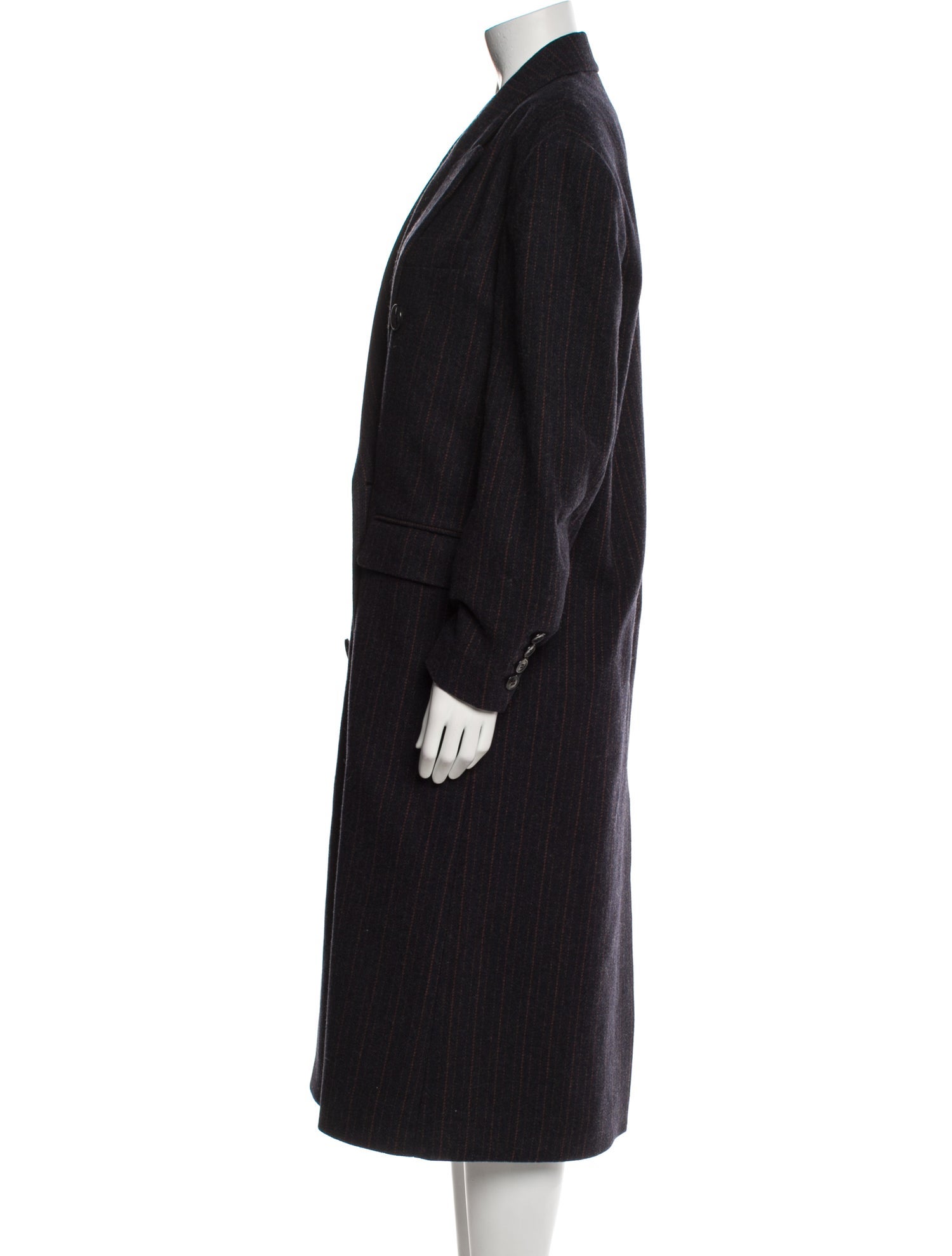 Étoile Isabel Marant Wool Striped Peacoat
