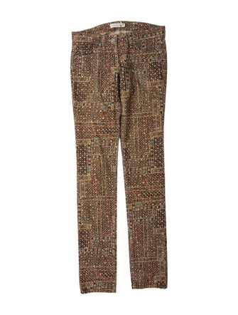Étoile Isabel Marant Printed Straight Leg Pants