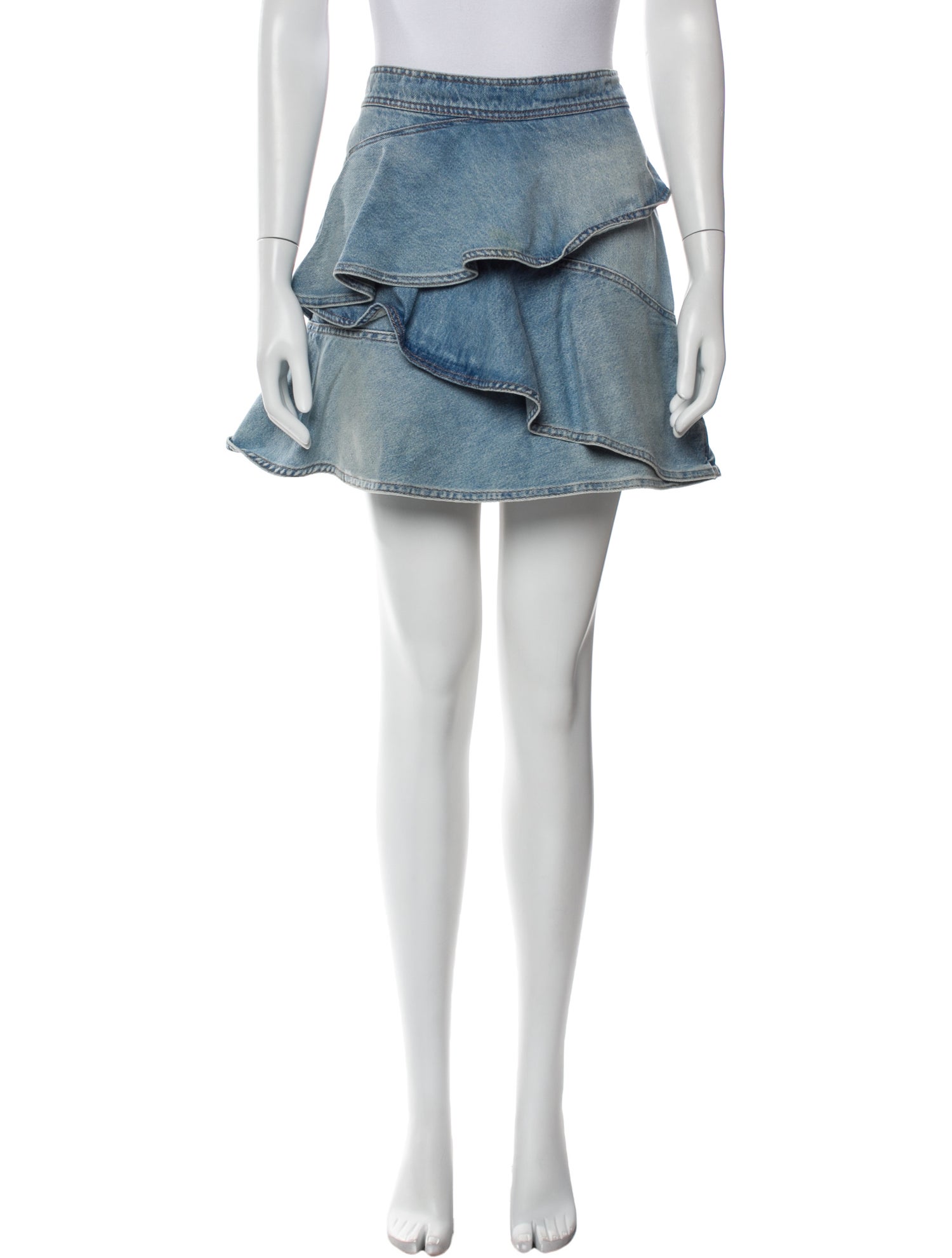 Étoile Isabel Marant Ruffle Embellishment Mini Skirt