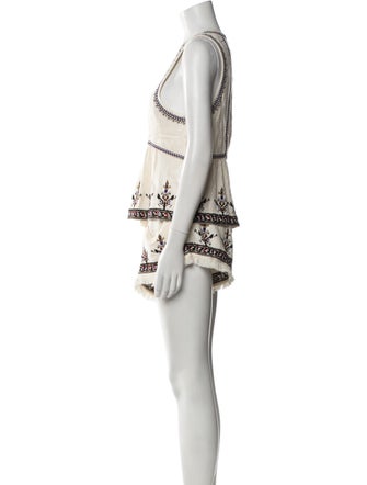 Étoile Isabel Marant Printed Embroidered Accent Pant Set