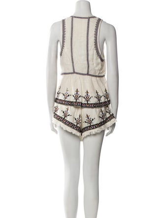 Étoile Isabel Marant Printed Embroidered Accent Pant Set