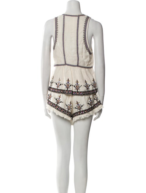 Étoile Isabel Marant Printed Embroidered Accent Pant Set