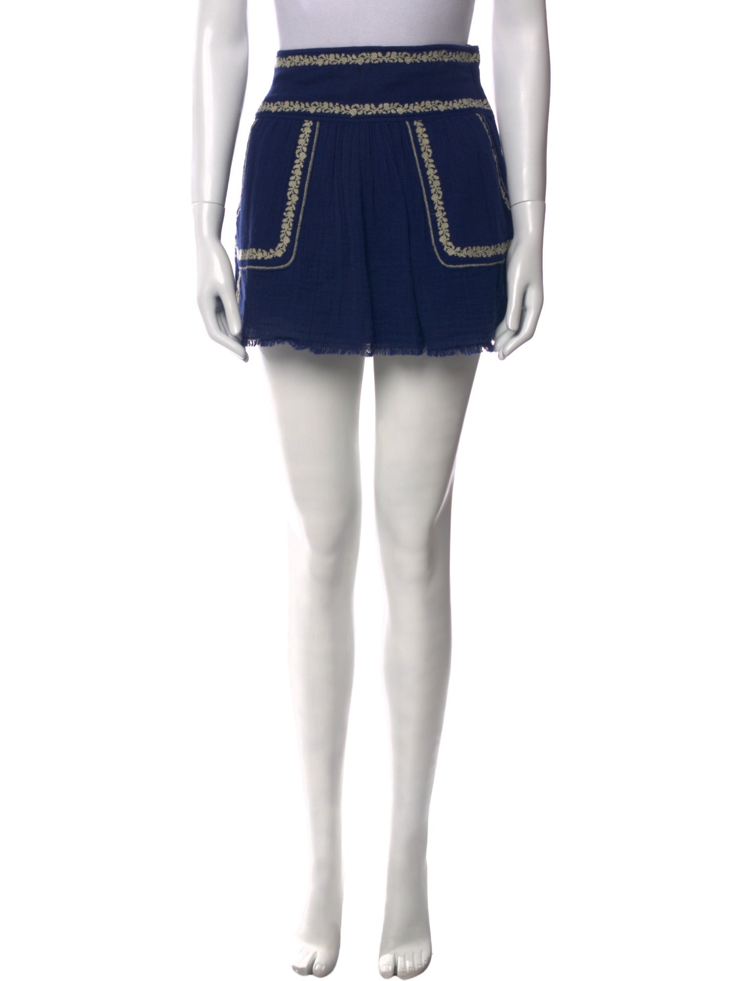 Étoile Isabel Marant Embroidered Accent Mini Skirt