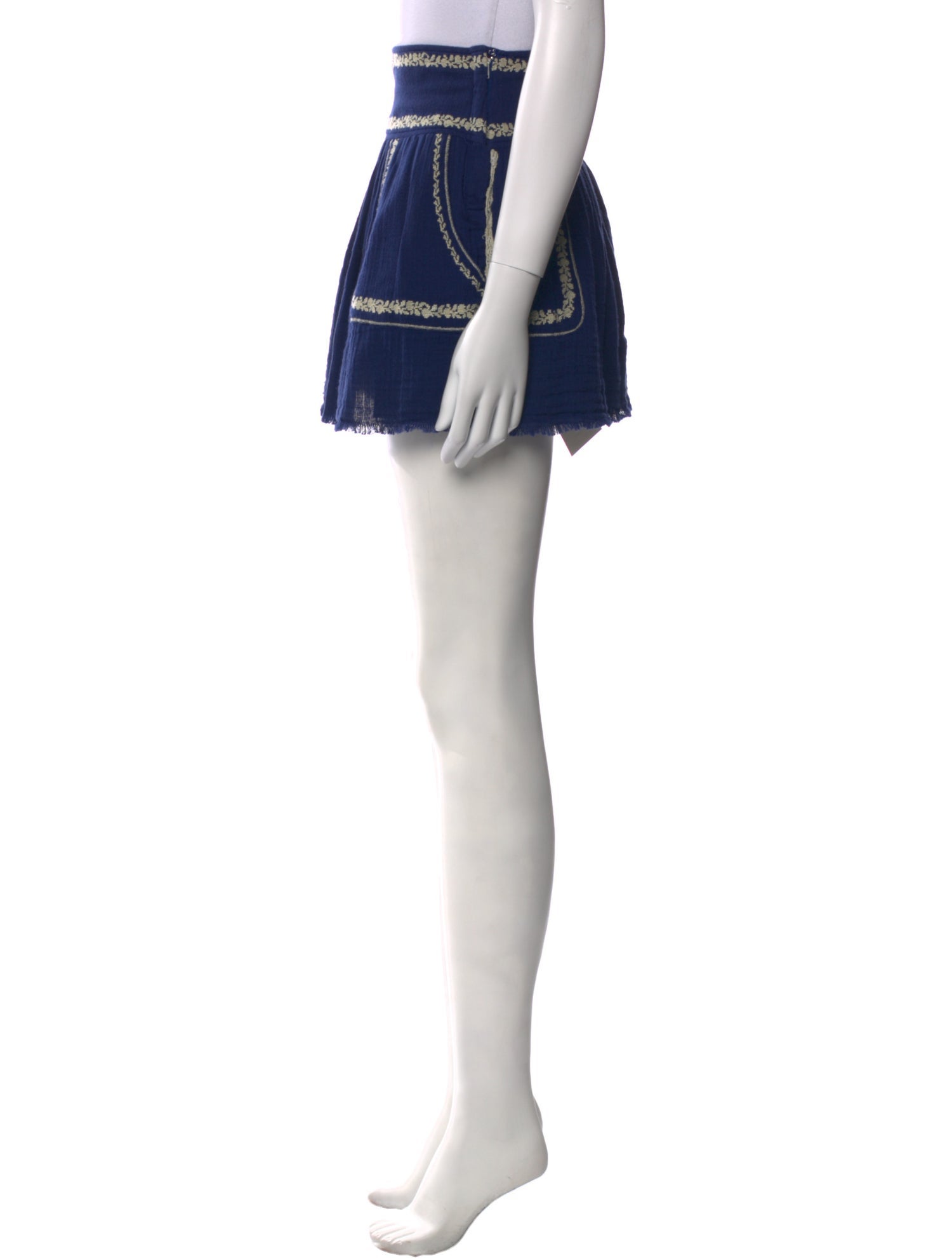 Étoile Isabel Marant Embroidered Accent Mini Skirt