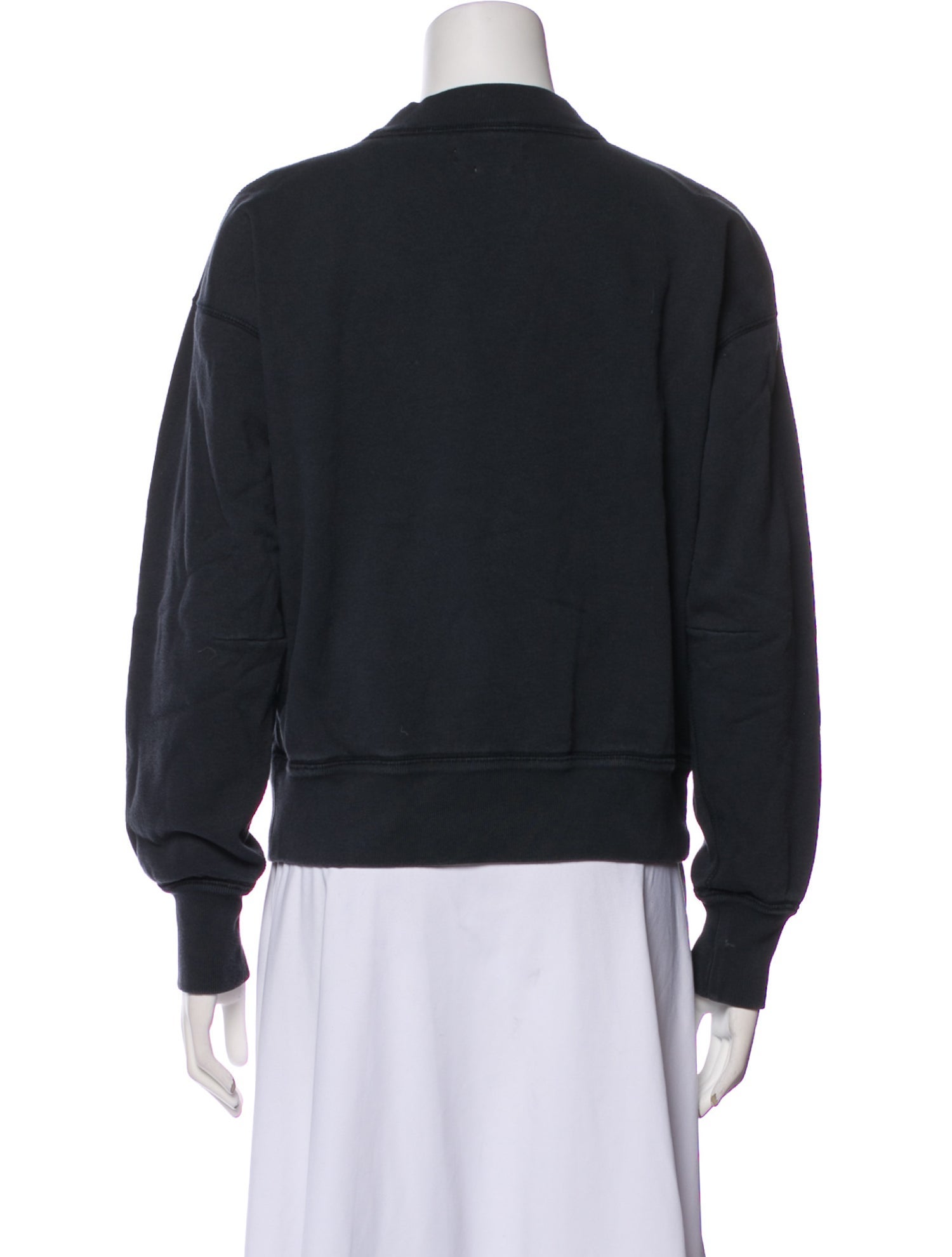 Étoile Isabel Marant Graphic Print Mock Neck Sweatshirt