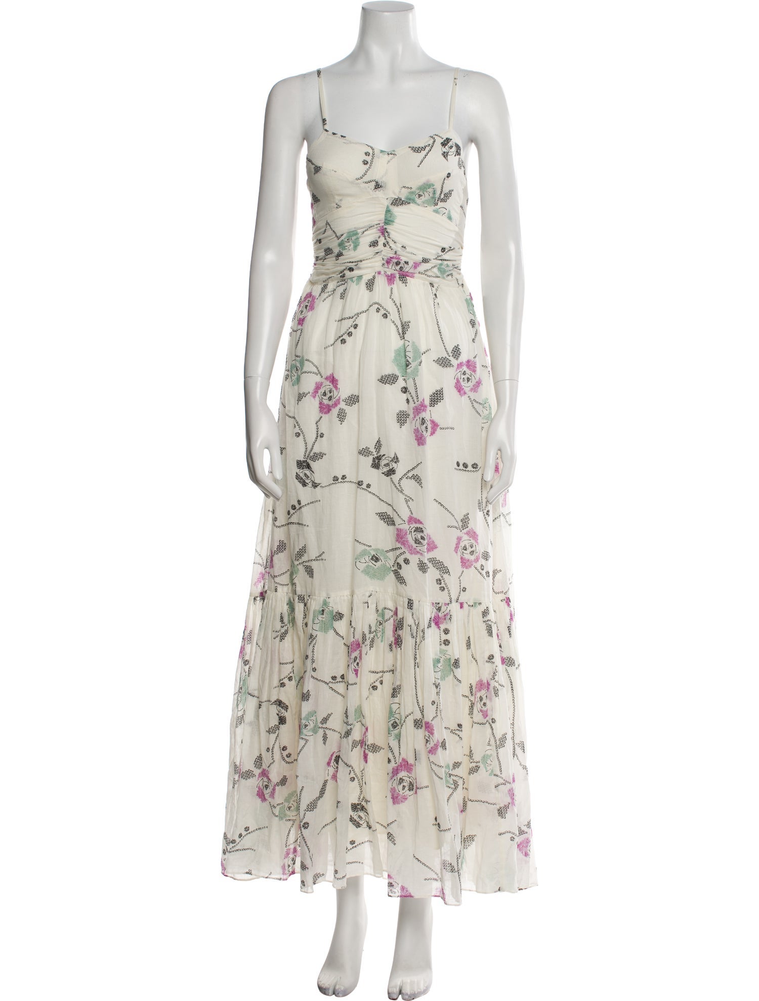 Étoile Isabel Marant Floral Print Long Dress
