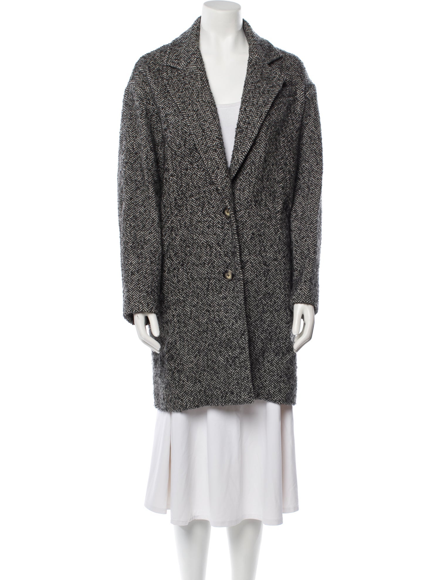 Étoile Isabel Marant Tweed Pattern Coat