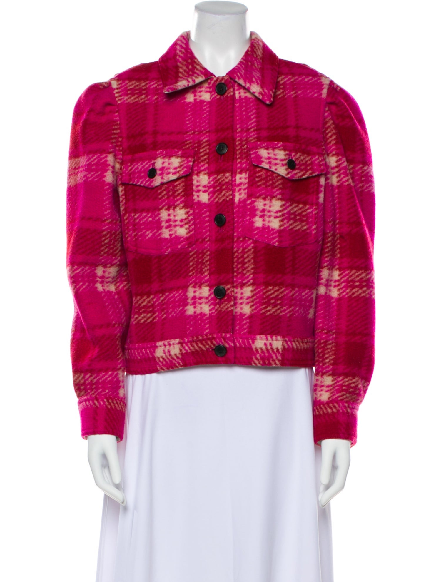 Étoile Isabel Marant Tweed Pattern Denim Jacket