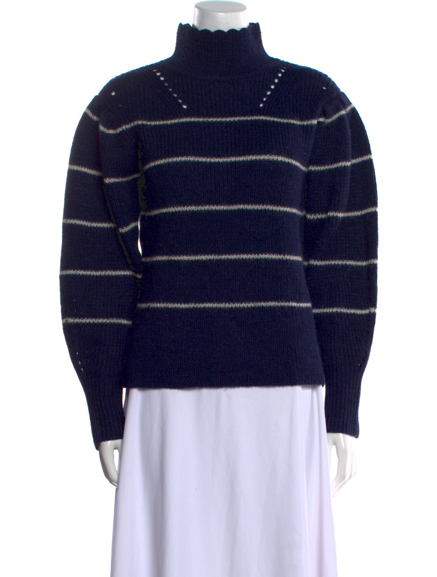 Étoile Isabel Marant Striped Turtleneck Sweater