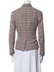 Étoile Isabel Marant Linen Plaid Print Blazer