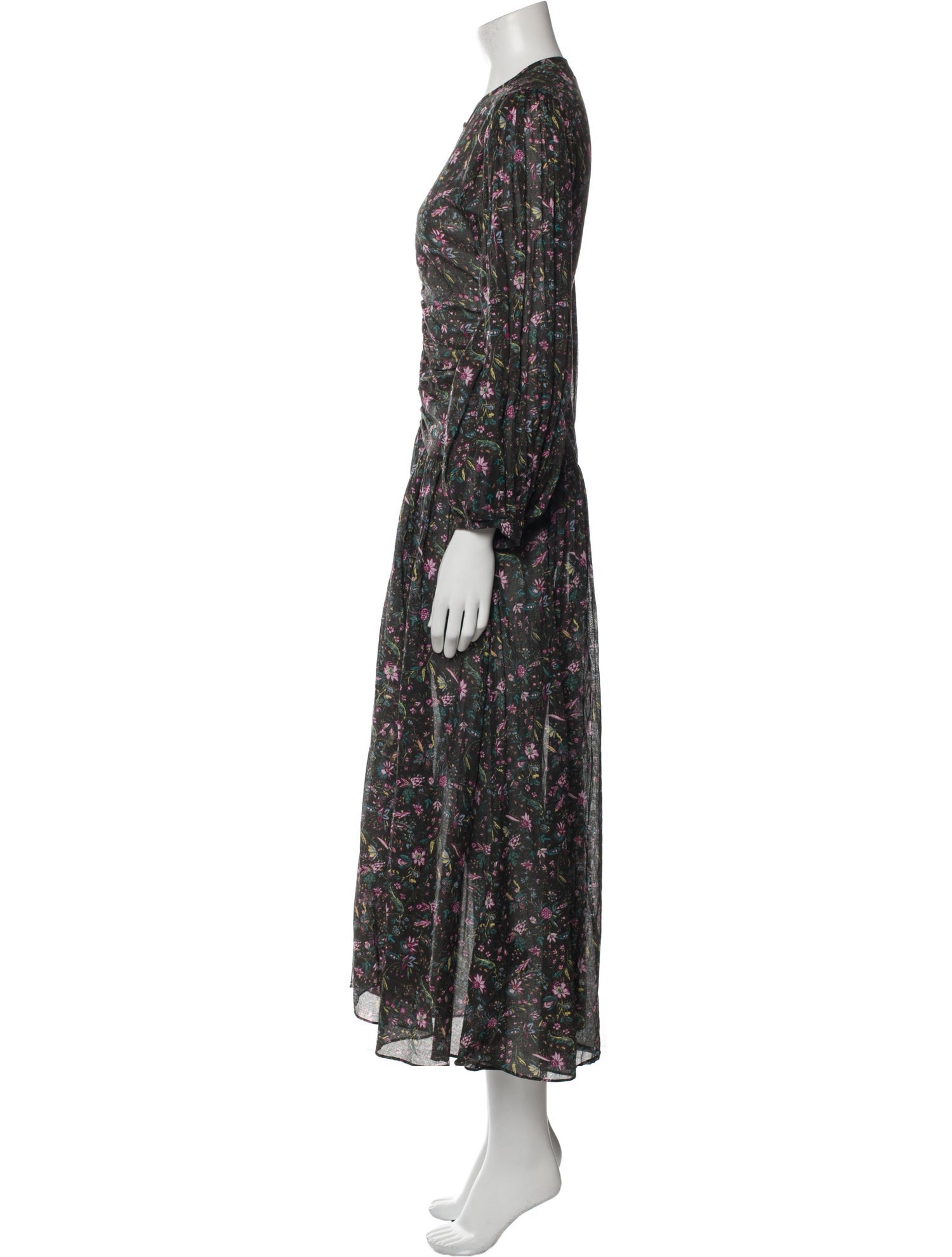 Étoile Isabel Marant Floral Print Long Dress