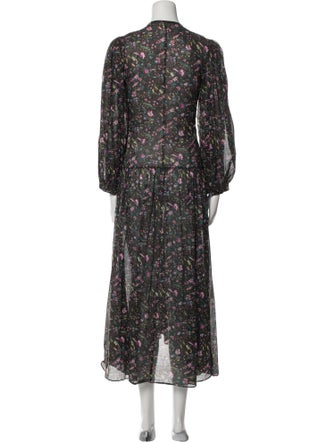Étoile Isabel Marant Floral Print Long Dress