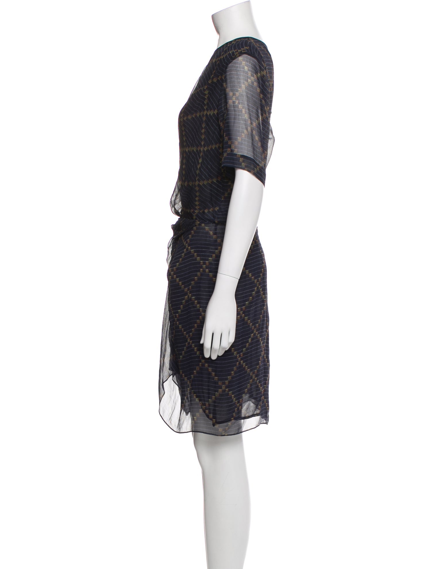 Étoile Isabel Marant Silk Knee-Length Dress