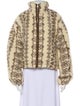 Étoile Isabel Marant Animal Print Faux Fur Jacket