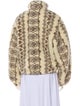 Étoile Isabel Marant Animal Print Faux Fur Jacket