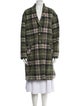 Étoile Isabel Marant Wool Plaid Print Peacoat