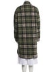 Étoile Isabel Marant Wool Plaid Print Peacoat