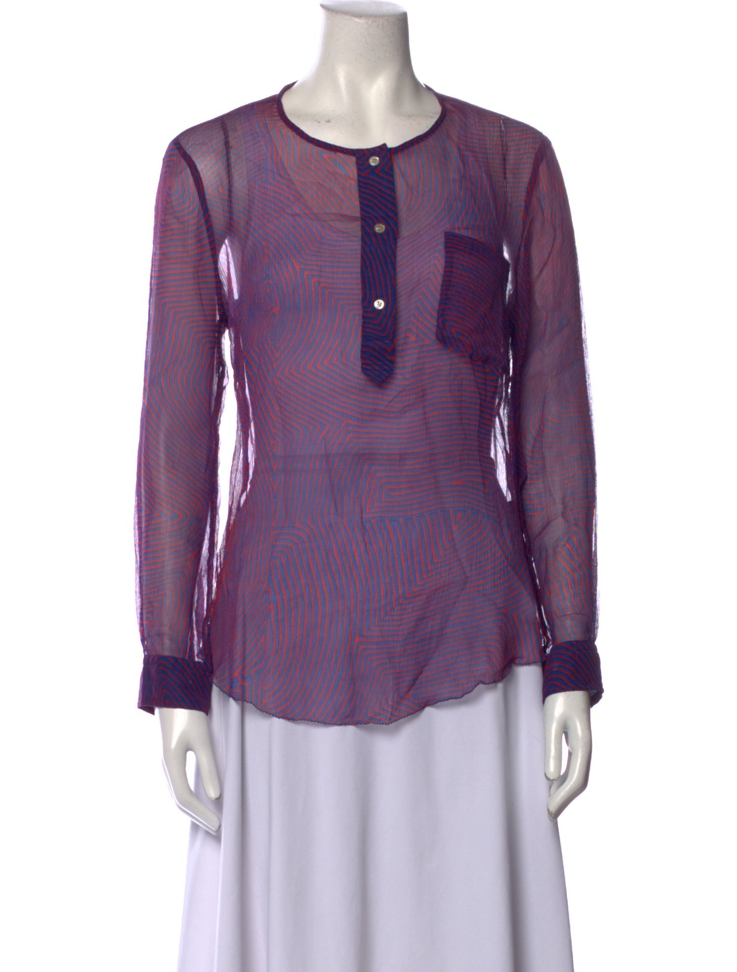 Étoile Isabel Marant Crew Neck Long Sleeve Top