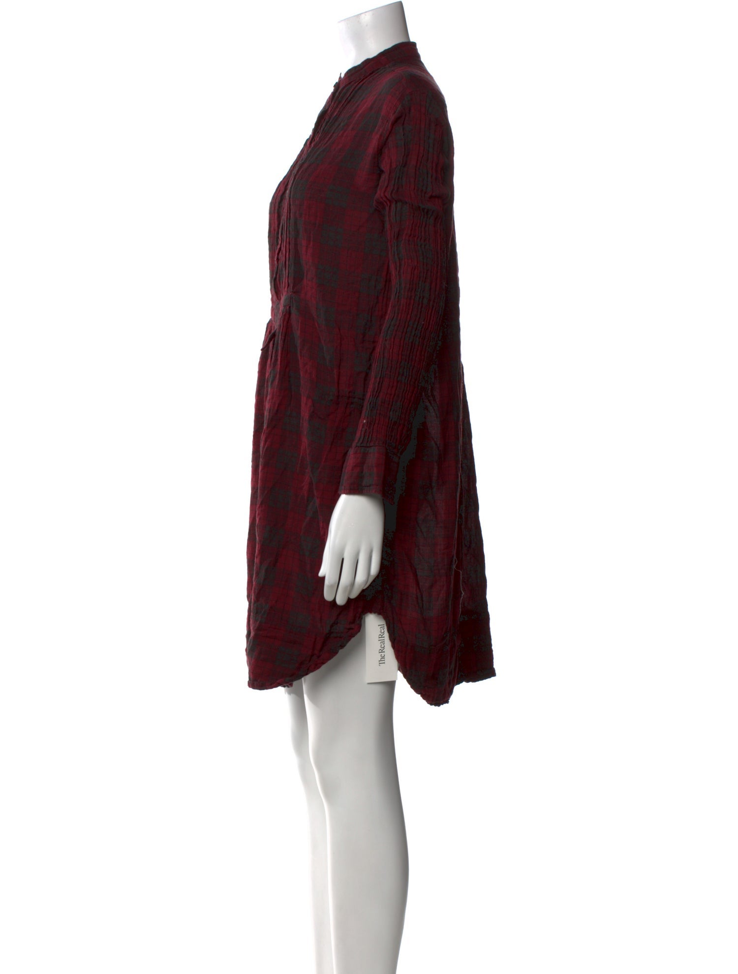 Étoile Isabel Marant Plaid Print Mini Dress