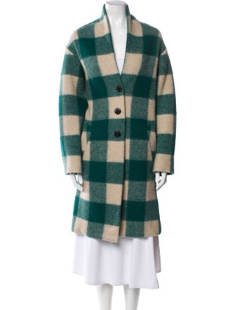 Étoile Isabel Marant Plaid Print Peacoat