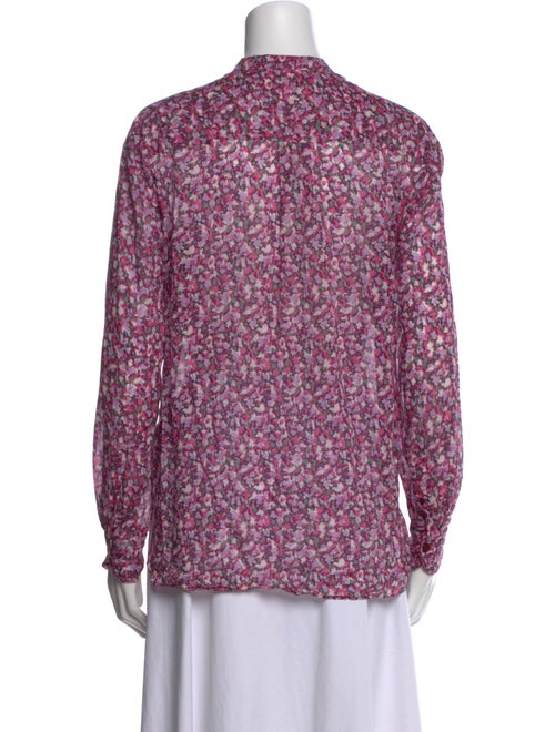 Étoile Isabel Marant Printed Mock Neck Blouse