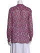 Étoile Isabel Marant Printed Mock Neck Blouse