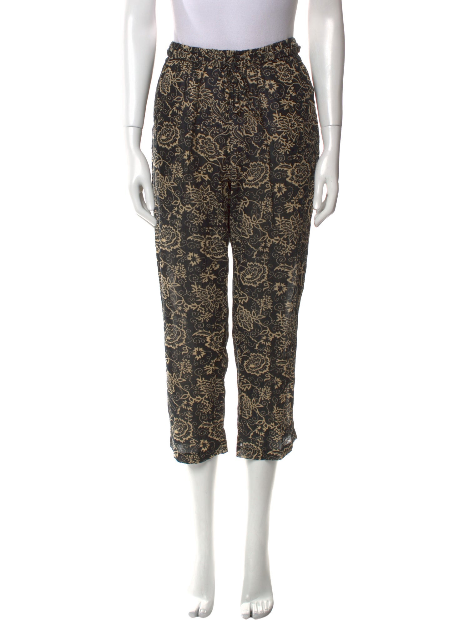 Étoile Isabel Marant Floral Print Straight Leg Pants