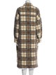 Étoile Isabel Marant Wool Plaid Print Coat