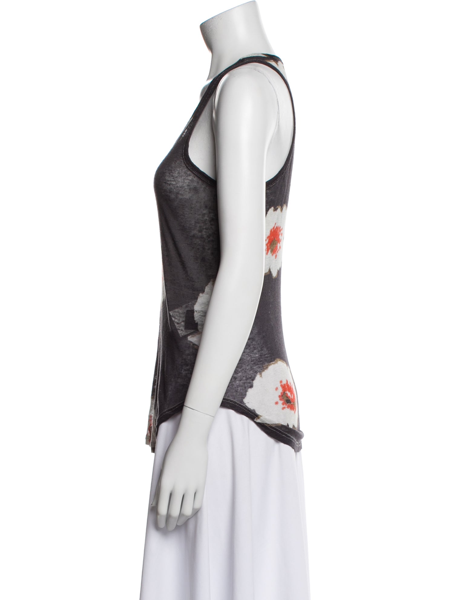 Étoile Isabel Marant Linen Floral Print Top