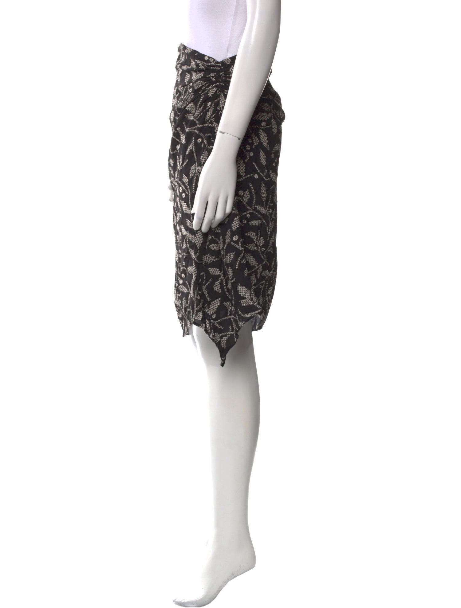 Étoile Isabel Marant Silk Knee-Length Skirt