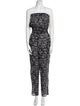Étoile Isabel Marant Printed Strapless Jumpsuit