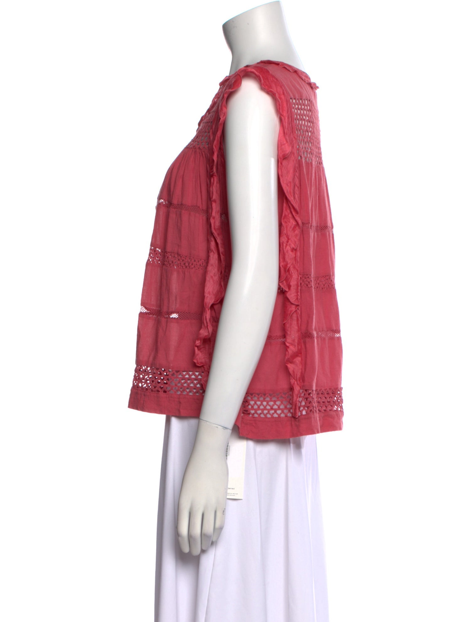 Étoile Isabel Marant Scoop Neck Short Sleeve Top