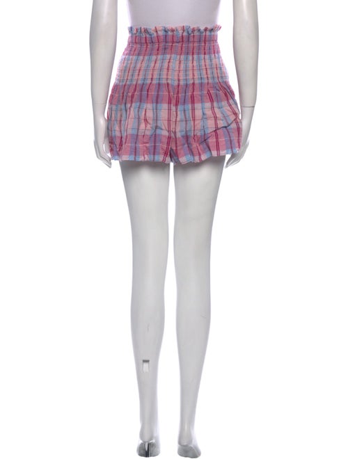 Étoile Isabel Marant Plaid Print Mini Shorts