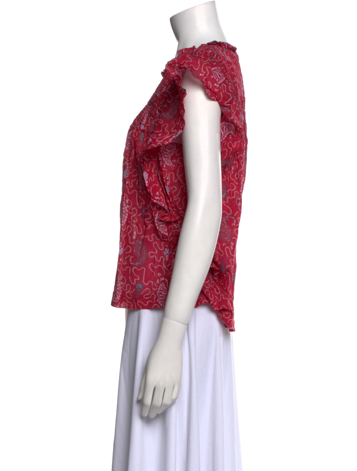 Étoile Isabel Marant Printed Crew Neck Top