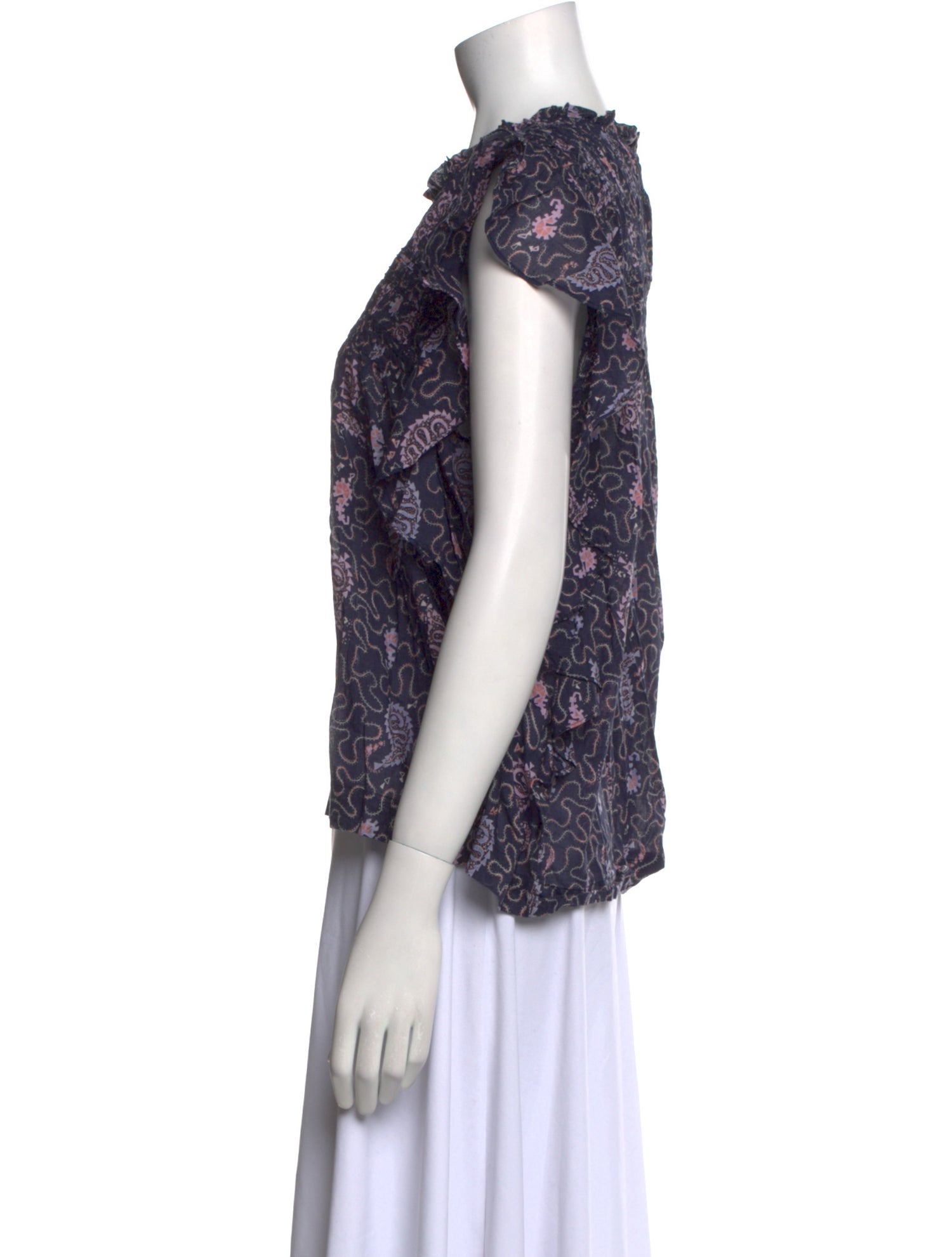 Étoile Isabel Marant Printed Crew Neck Top