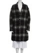 Étoile Isabel Marant Wool Plaid Print Coat