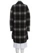 Étoile Isabel Marant Wool Plaid Print Coat